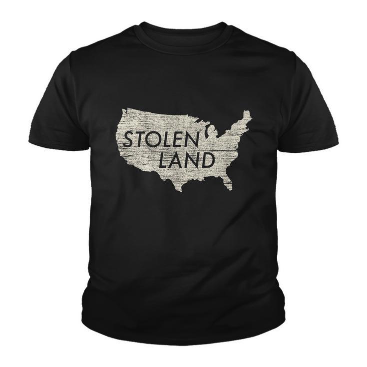 Stolen Land Native American Indigenous Tshirt Youth T-shirt