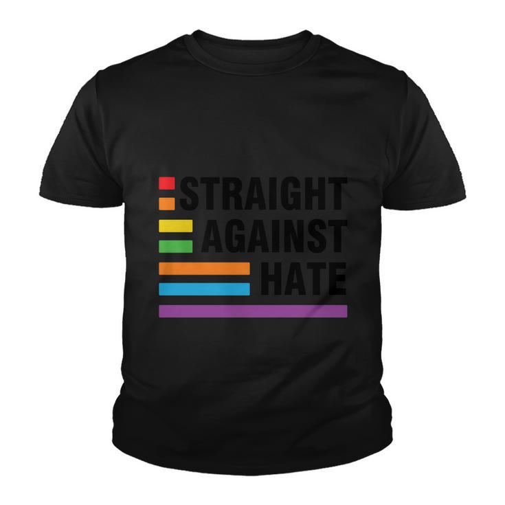 Straight Against Hate Pride Month Lbgt Youth T-shirt