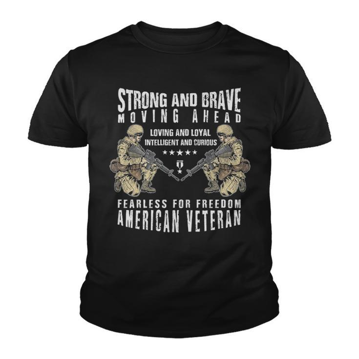Strong And Brave Youth T-shirt