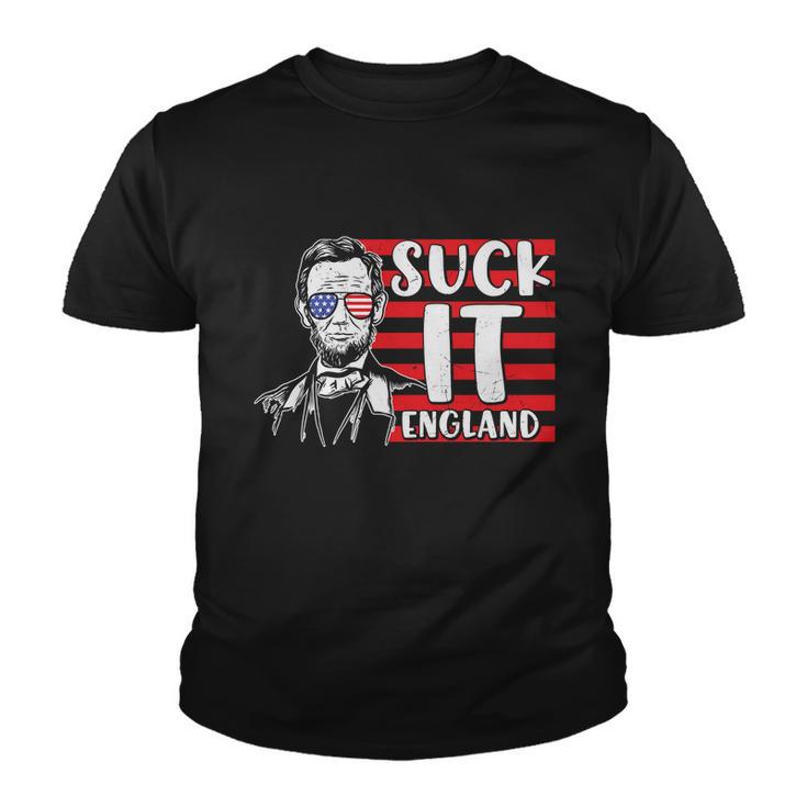 Suck It England Funny Biden 4Th Of July Youth T-shirt