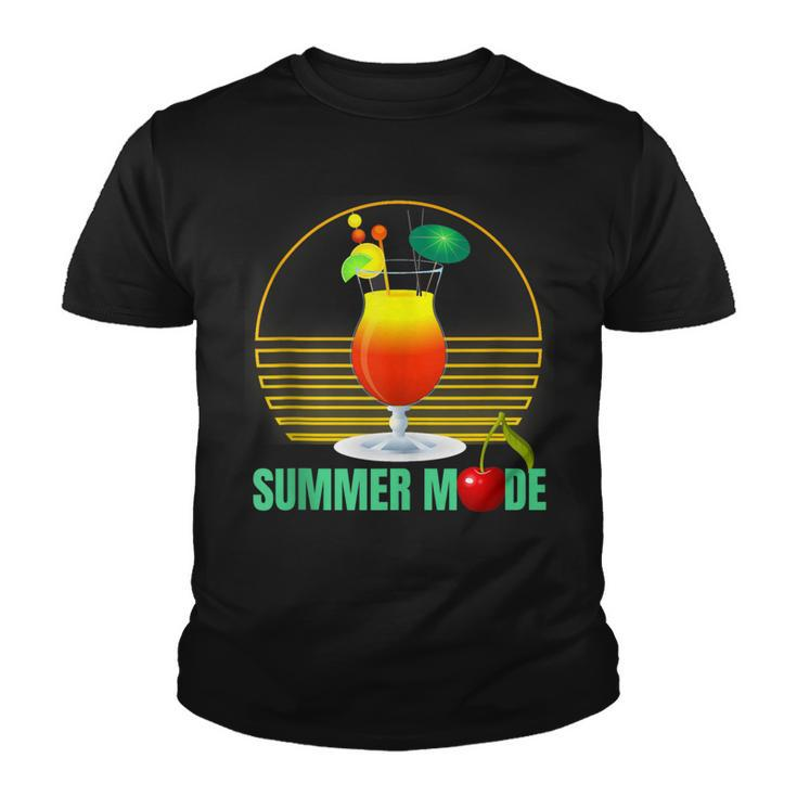 Summer Vacay Mode Cute Cocktail Beach Dreams  V3 Youth T-shirt