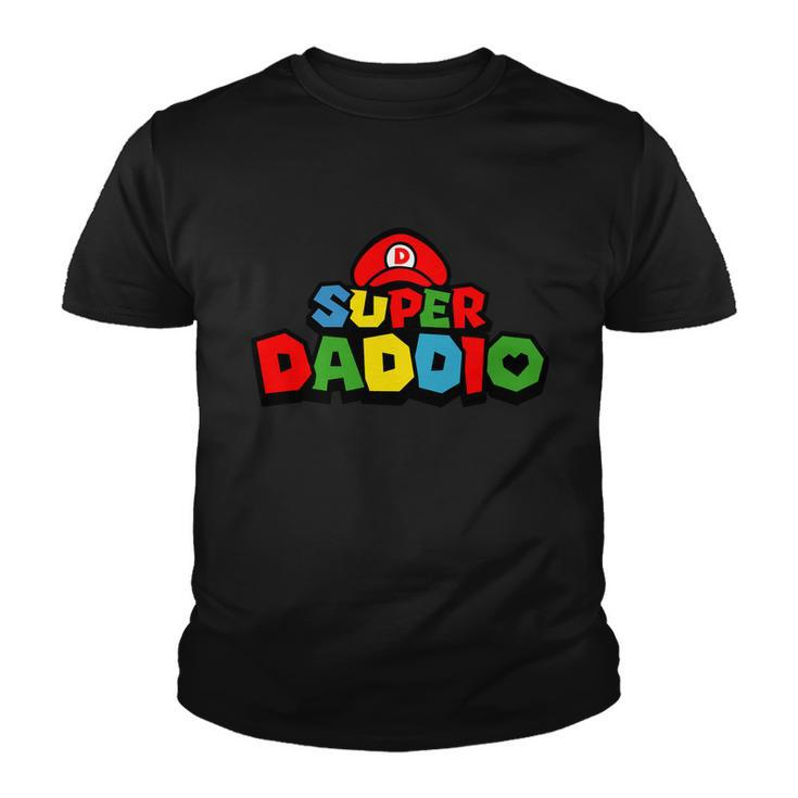 Super Dad Daddio Funny Color Tshirt Youth T-shirt