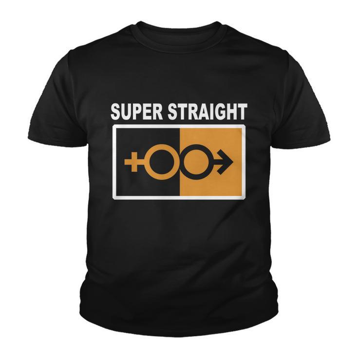 Super Straight Pride Bar Style Youth T-shirt