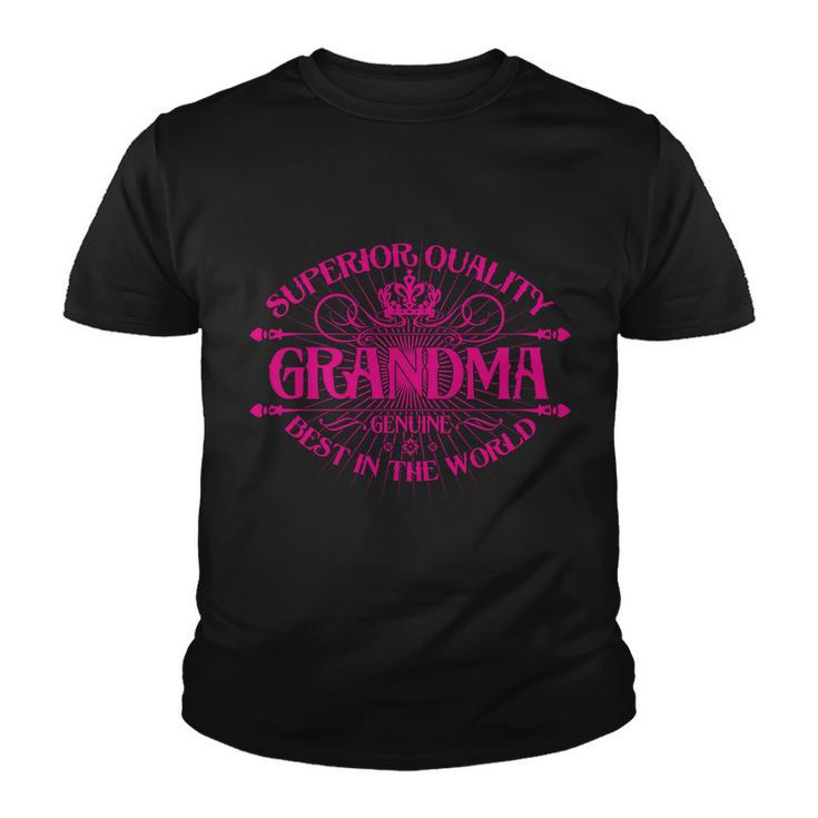 Superior Quality Grandma Best In The World Tshirt Youth T-shirt