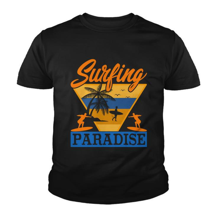 Surfing Paradise Summer Surf Youth T-shirt