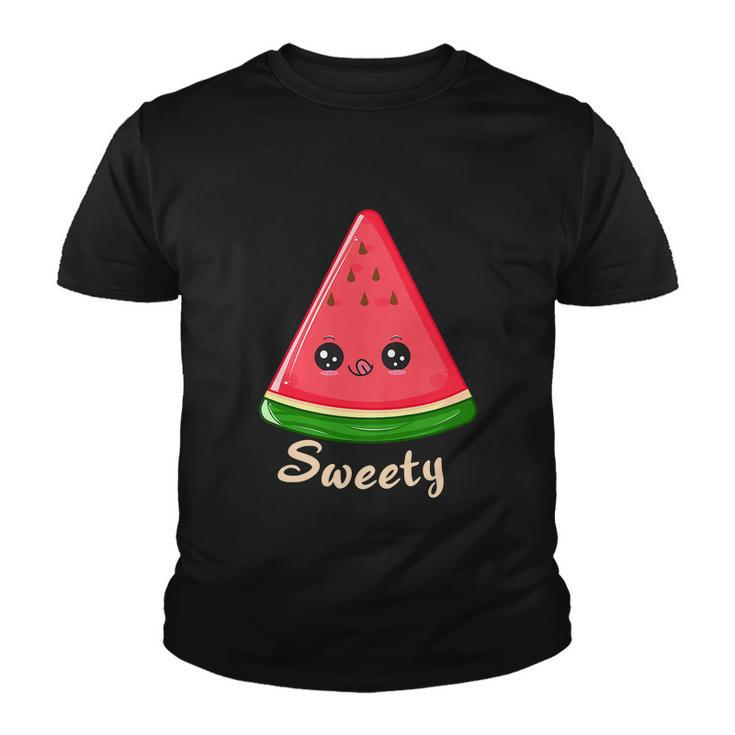 Sweety Watermelon Slice Melon Funny Summer Youth T-shirt