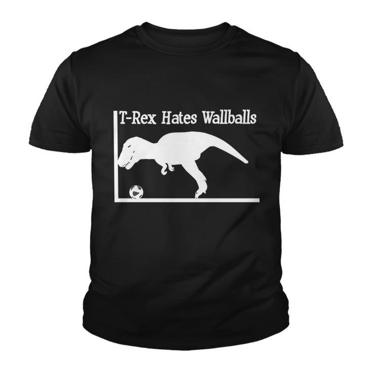 T-Rex Hates Wallballs Youth T-shirt