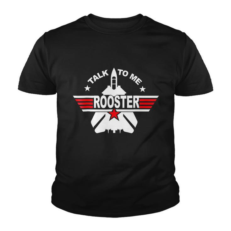 Talk To Me Rooster Funny 80S Talk To Me Rooster Youth T-shirt
