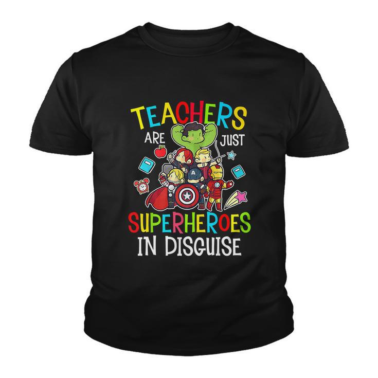 Teachers Are Superheroes Funny Back To School Teacher Gifts Youth T-shirt