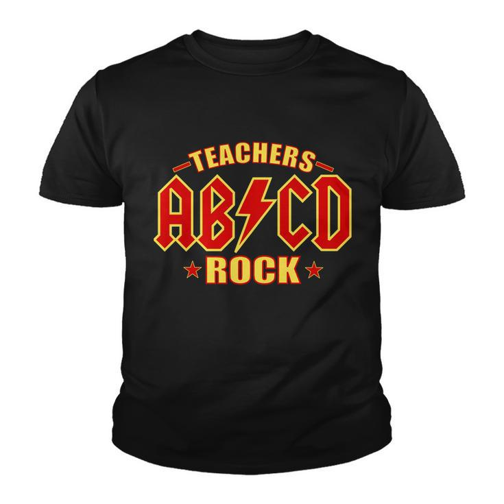 Teachers Rock Ab V Cd Abcd Youth T-shirt