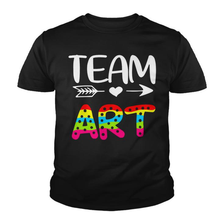 Team Art - Art Teacher Back To School Youth T-shirt