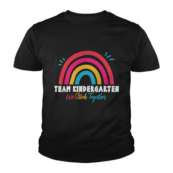 Team Kindergarten We Stick Together Graphic Plus Size Shirt For Kids Teacher Youth T-shirt