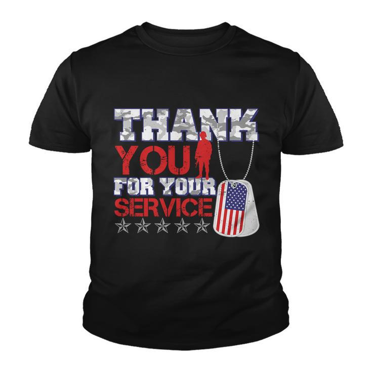 Thank You For Your Service Veterans Day Youth T-shirt