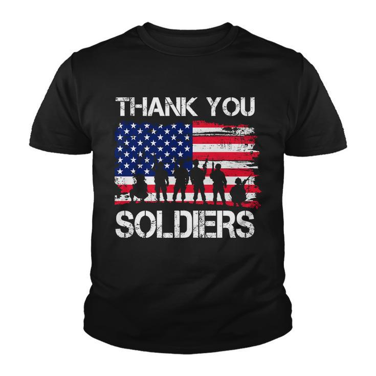Thank You Soldiers Tshirt Youth T-shirt