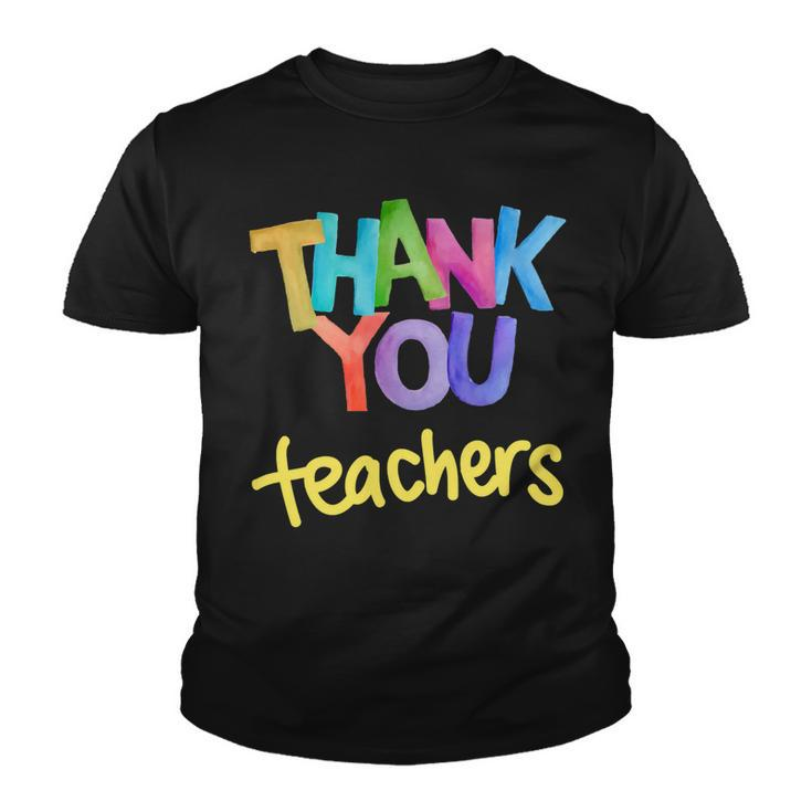Thank You Teacher Appreciation Graduation Youth T-shirt