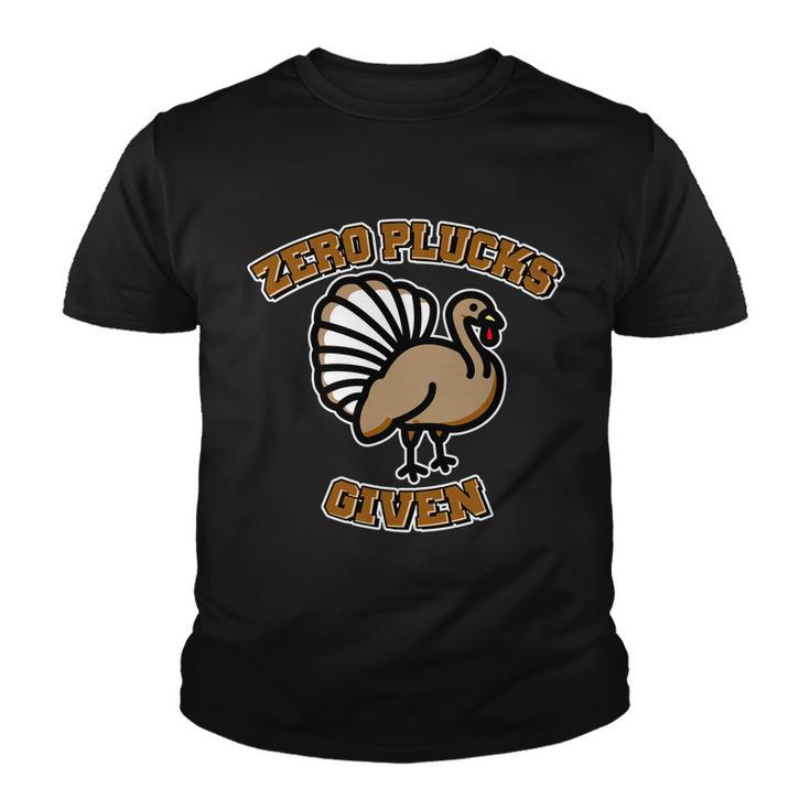 Thanksgiving Zero Plucks Given Turkey Youth T-shirt