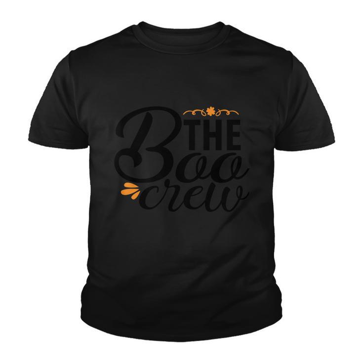 The Boo Crew Funny Halloween Quote Youth T-shirt