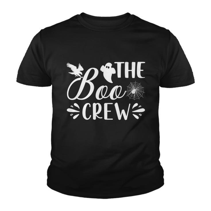 The Boo Crew Funny Halloween Quote Youth T-shirt