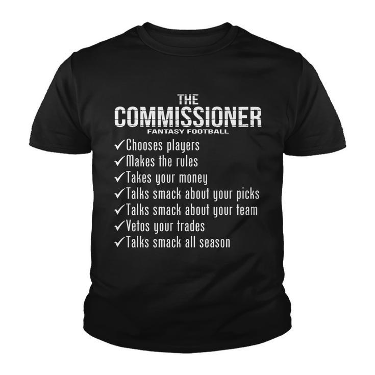 The Commissioner Fantasy Football Tshirt Youth T-shirt