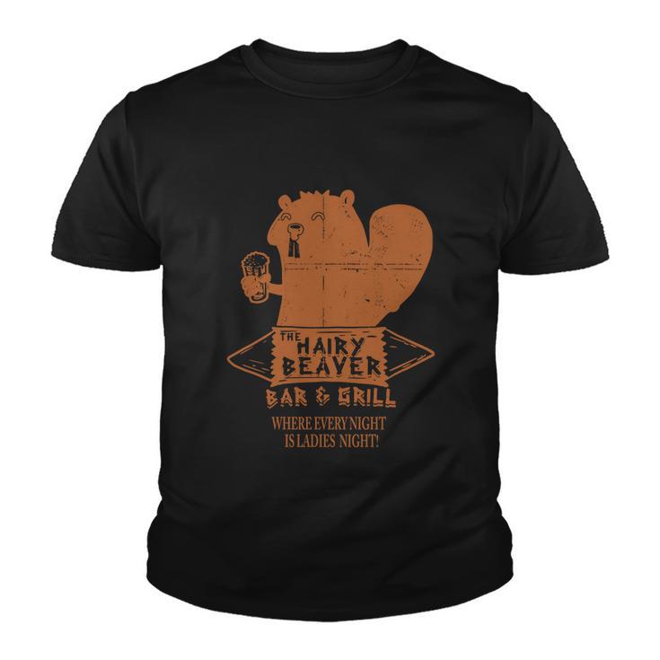 The Hairy Beaver Bar Tshirt Youth T-shirt