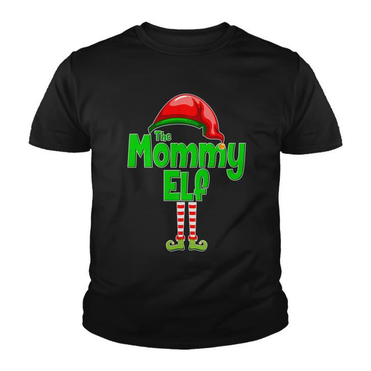 The Mommy Elf Christmas Tshirt Youth T-shirt