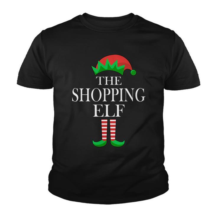 The Shopping Elf Family Matching Christmas Tshirt Youth T-shirt