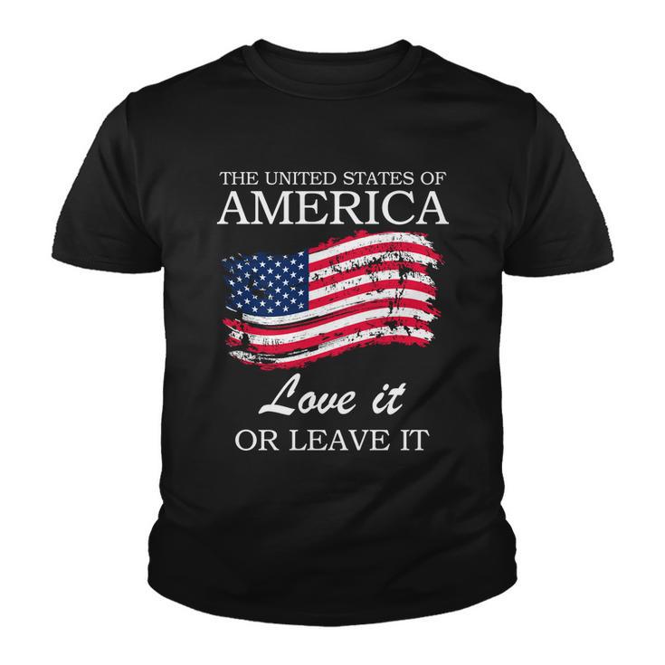 The Usa Love It Or Leave It Youth T-shirt