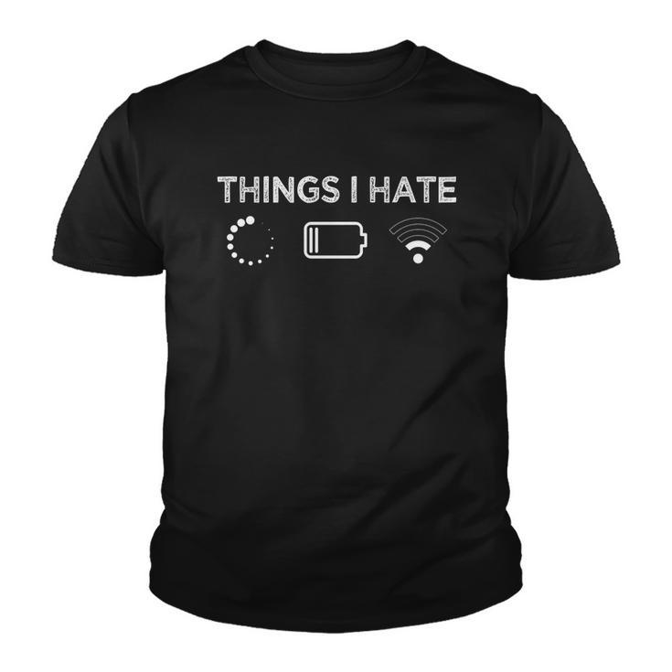 Things I Hate Programmer V3 Youth T-shirt