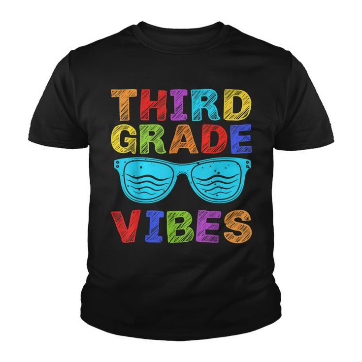 Third Grade Vibes First Day Of 3Rd Grade Kids Back To School Youth T-shirt