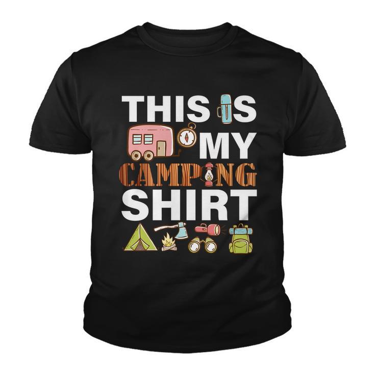 This Is My Camping Funny Youth T-shirt