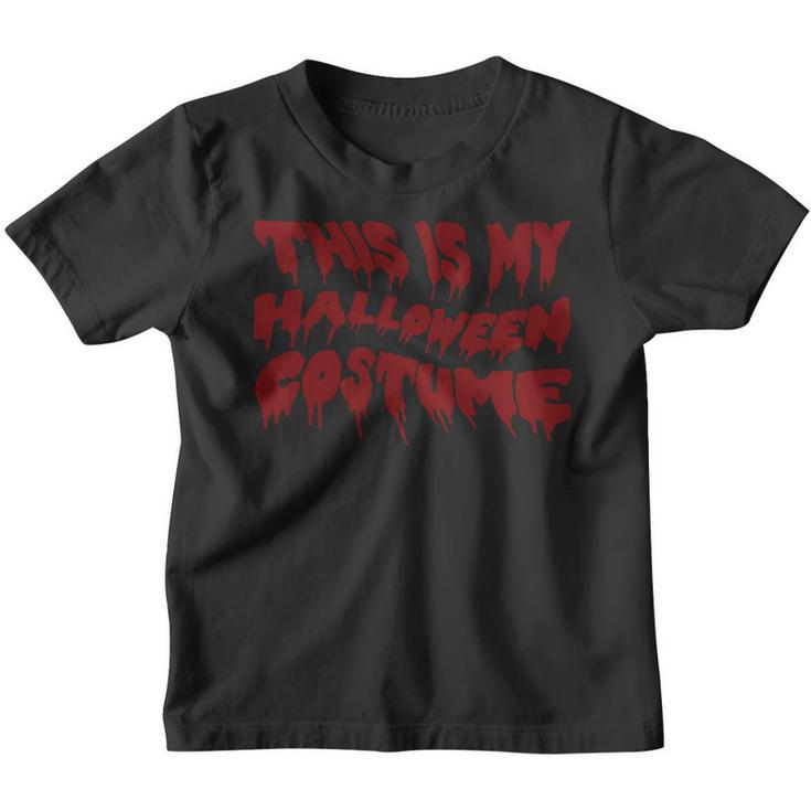 This Is My Costume Halloween Shirts For Kid Adults Sweatshirt Youth T-shirt