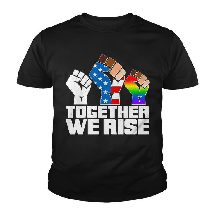 Together We Rise Unity T-Shirt Graphic Design Printed Casual Daily Basic Youth T-shirt