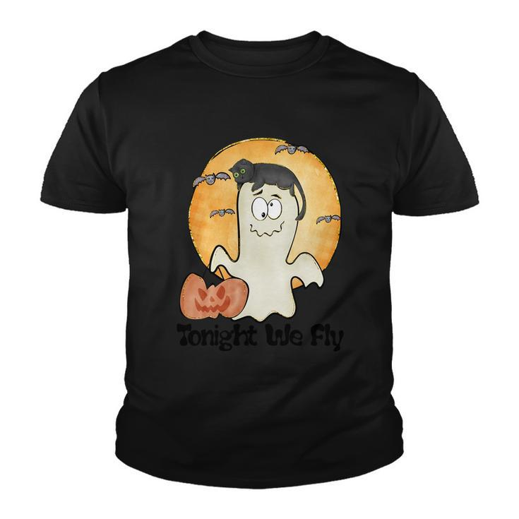 Tonight We Fly Halloween Quote Youth T-shirt