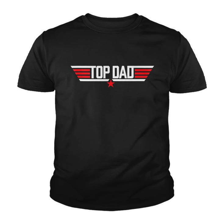 Top Dad Funny 80S Father Air Humor Movie Gun Fathers Day Youth T-shirt