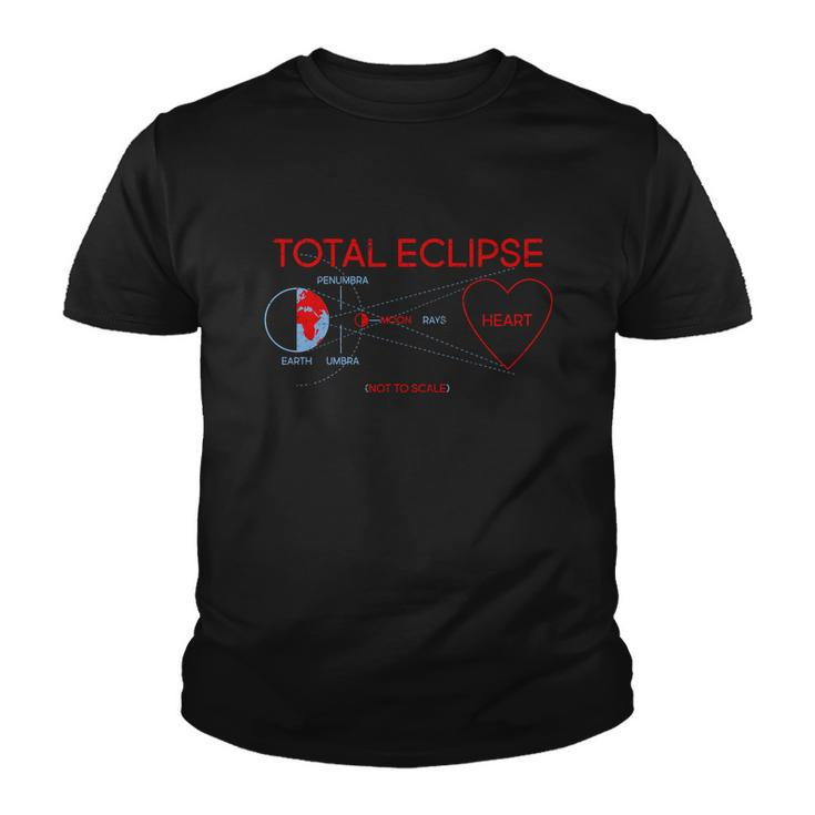 Total Eclipse Of The Heart Design Youth T-shirt