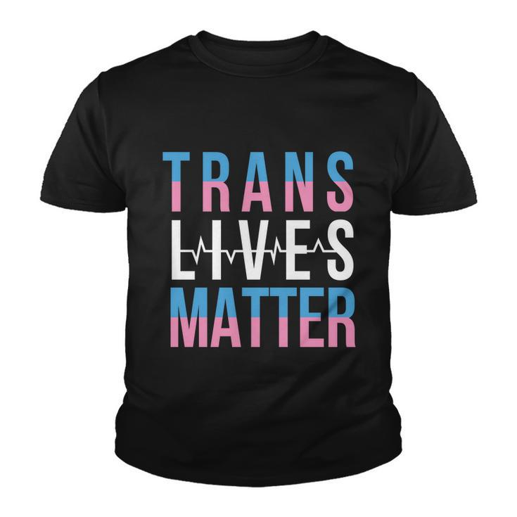 Trans Lives Matter Lgbtq Graphic Pride Month Lbgt Youth T-shirt