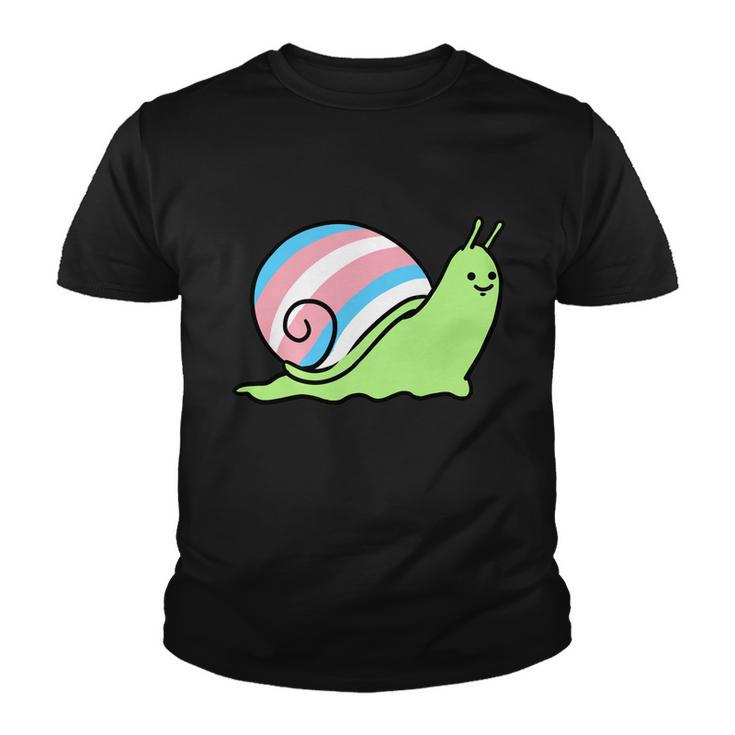 Trans Pride Snail Transgender Gift Youth T-shirt