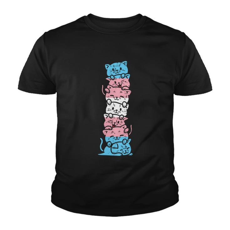 Sweatshirt LGBTQIA+ LGBT Trans Transgenre Lesbienne Drôle Cat Pride - Sweat Confortable Et Coloré