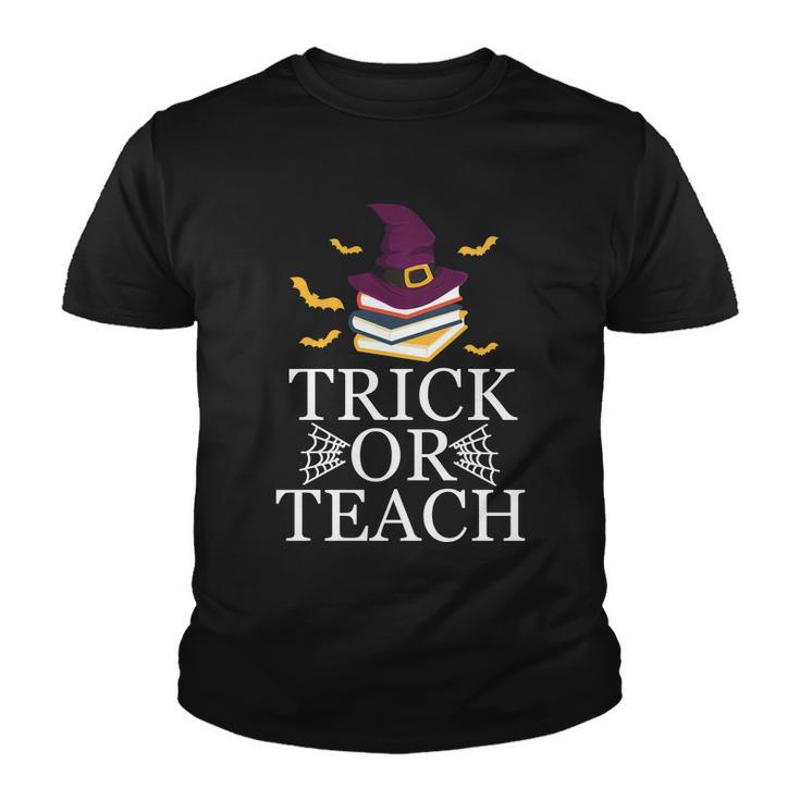 Trick Or Teach Halloween Youth T-shirt