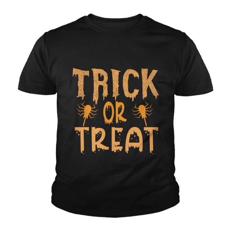 Trick Or Treat Halloween Quote Youth T-shirt