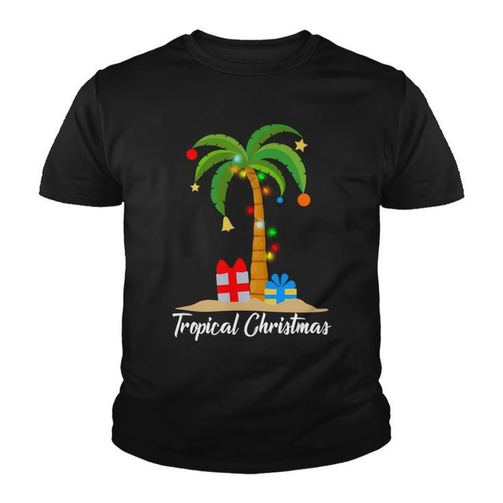 Tropical Christmas Youth T-shirt