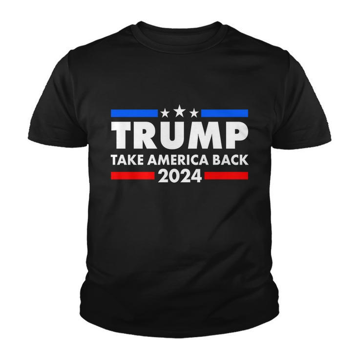 Trump Take America Back 2024 Election Logo Youth T-shirt