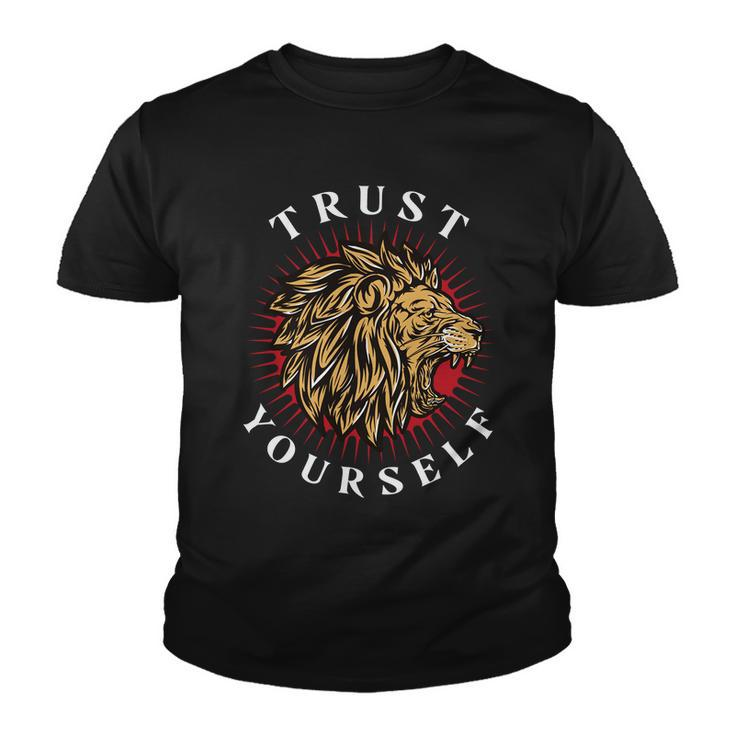 Trust Yourself Lion Youth T-shirt