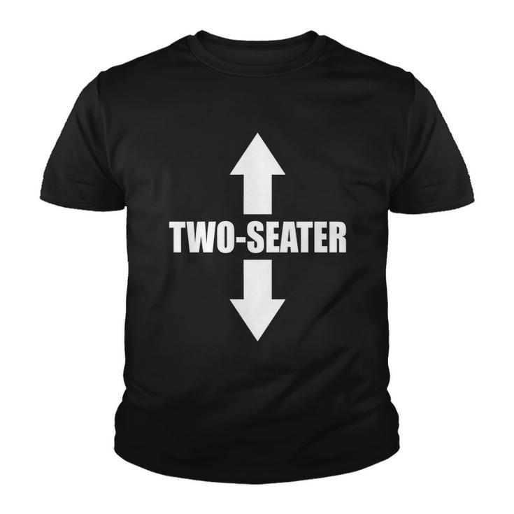 Two Seater Arrow Funny Youth T-shirt
