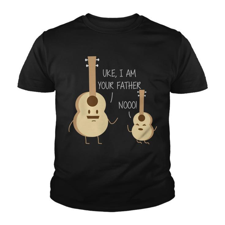 Uke I Am Your Father Ukulele Guitar Tshirt Youth T-shirt