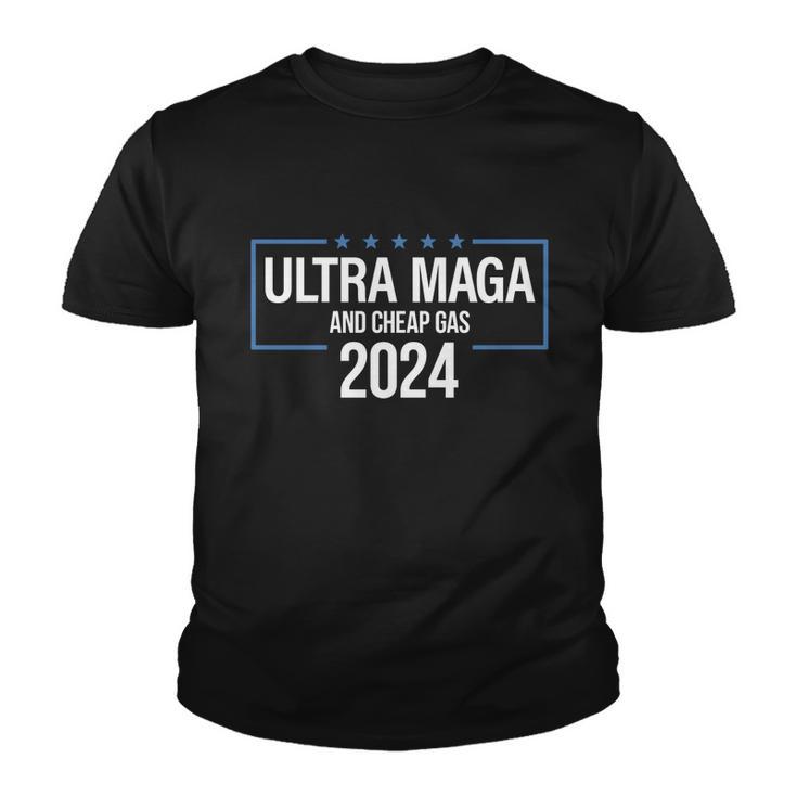 Ultra Maga 2024 American Flag Tshirt Youth T-shirt