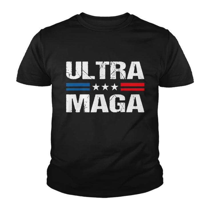 Ultra Maga 2024 Trump Biden Youth T-shirt