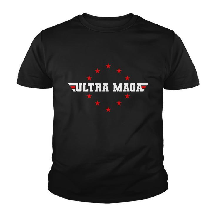 Ultra Maga Anti Biden Parody Trump  Youth T-shirt