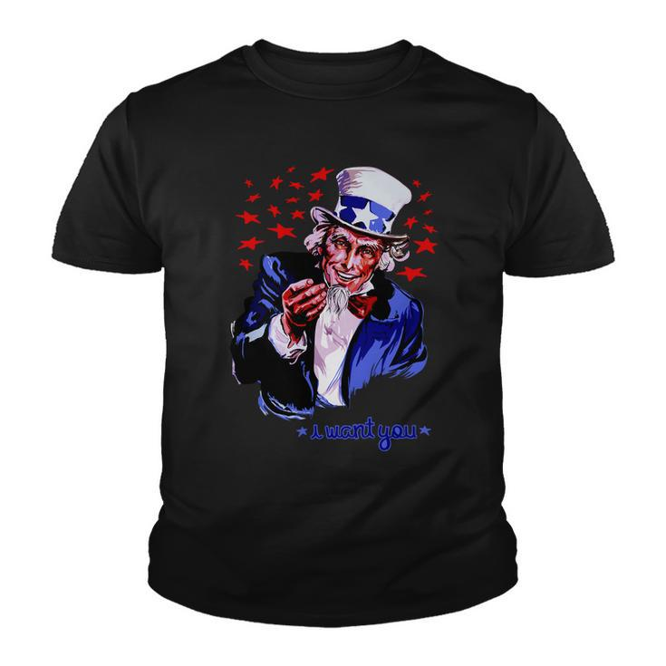 Uncle Sam I Want You Tshirt Youth T-shirt
