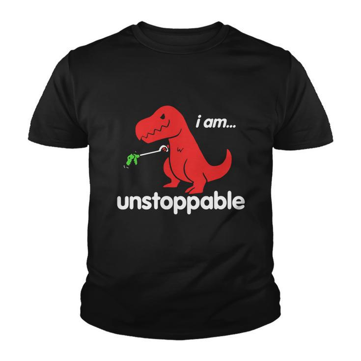 Unstoppable T Rex Funny Tshirt Youth T-shirt
